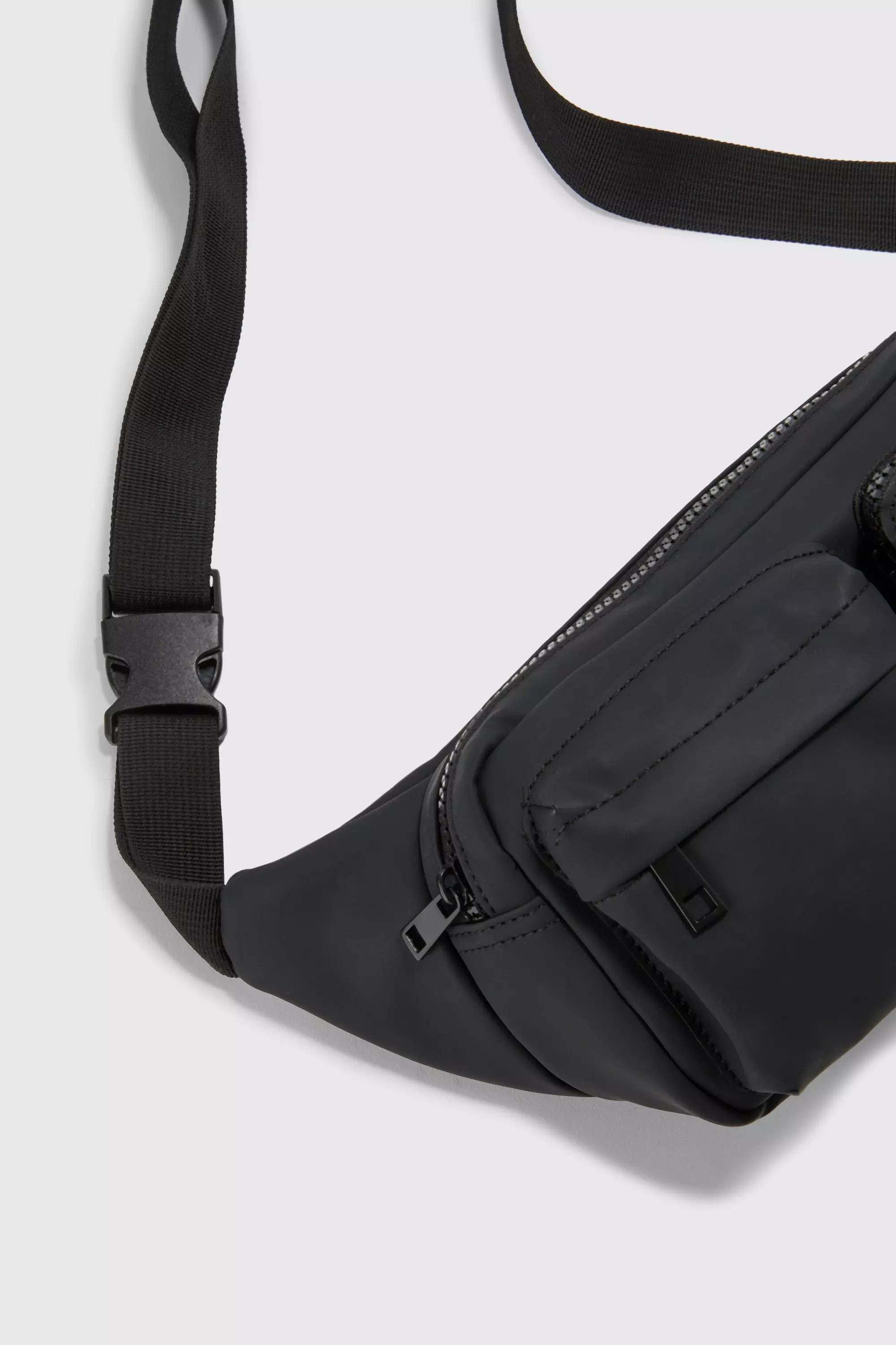 Black Man Rubberised Matte Pu Bum Bag alternative image