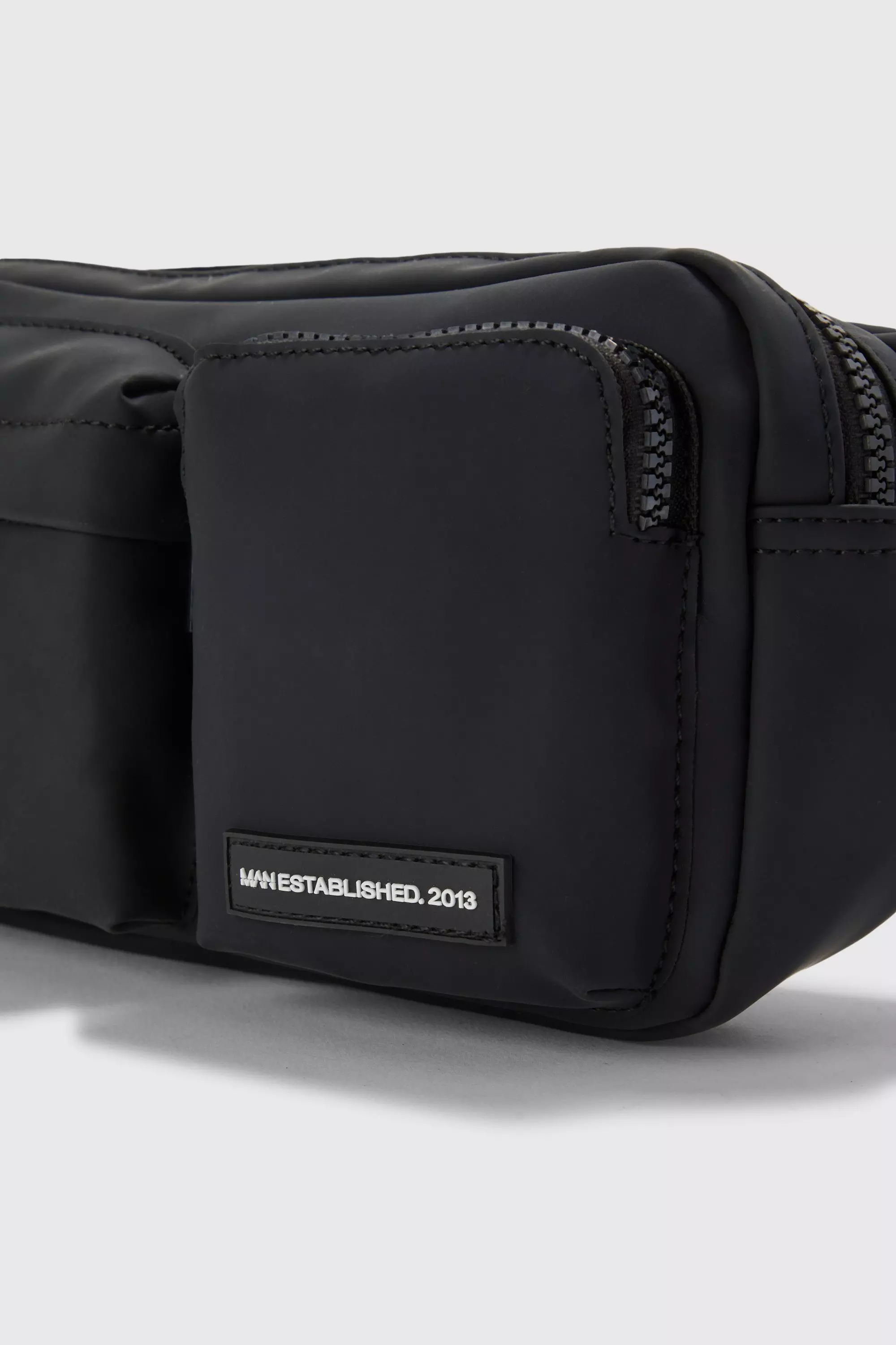 Black Man Rubberised Matte Pu Bum Bag alternative image