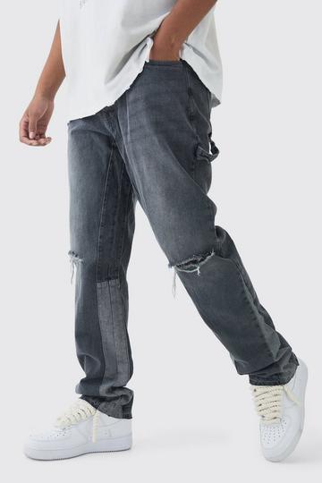 Tall Straight Rigid Carpenter Jeans grey