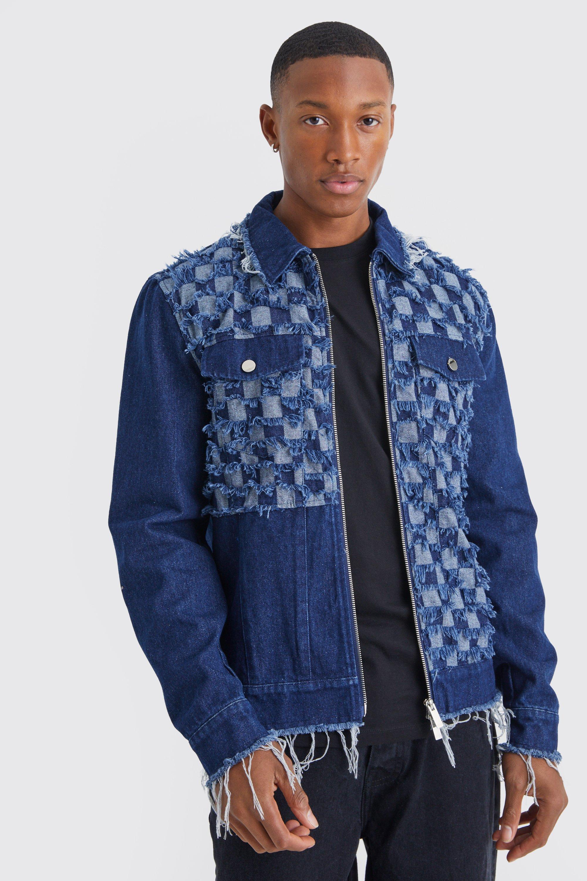 Boohoo veste a discount carreaux