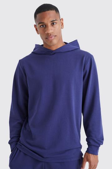 Navy Soft Feel Lounge Hoodie