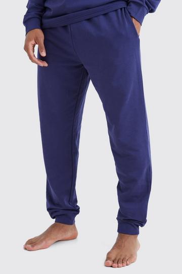 Navy Soft Feel Regular Fit Lounge Jogger