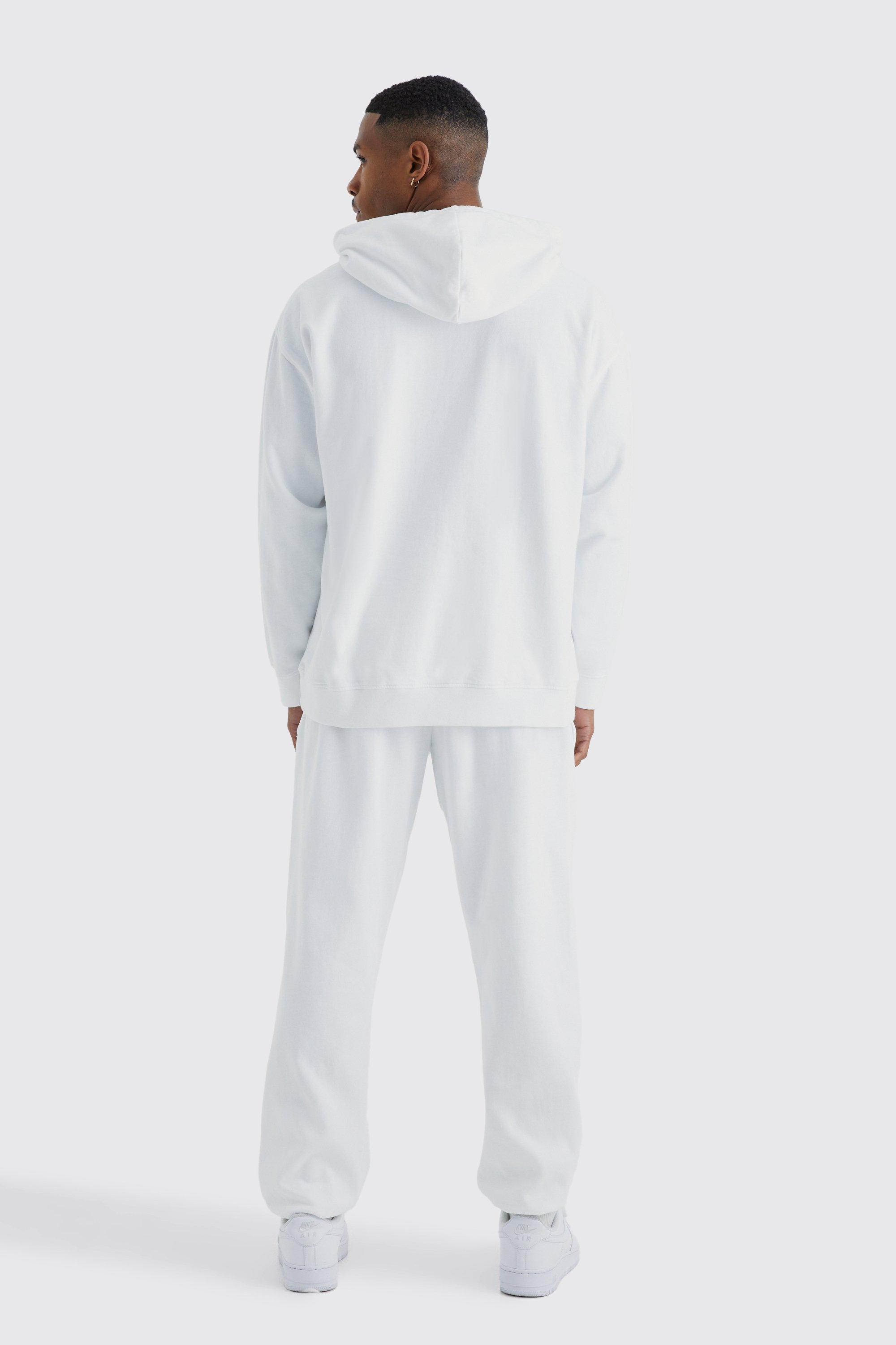 Boohoo hot sale white tracksuit