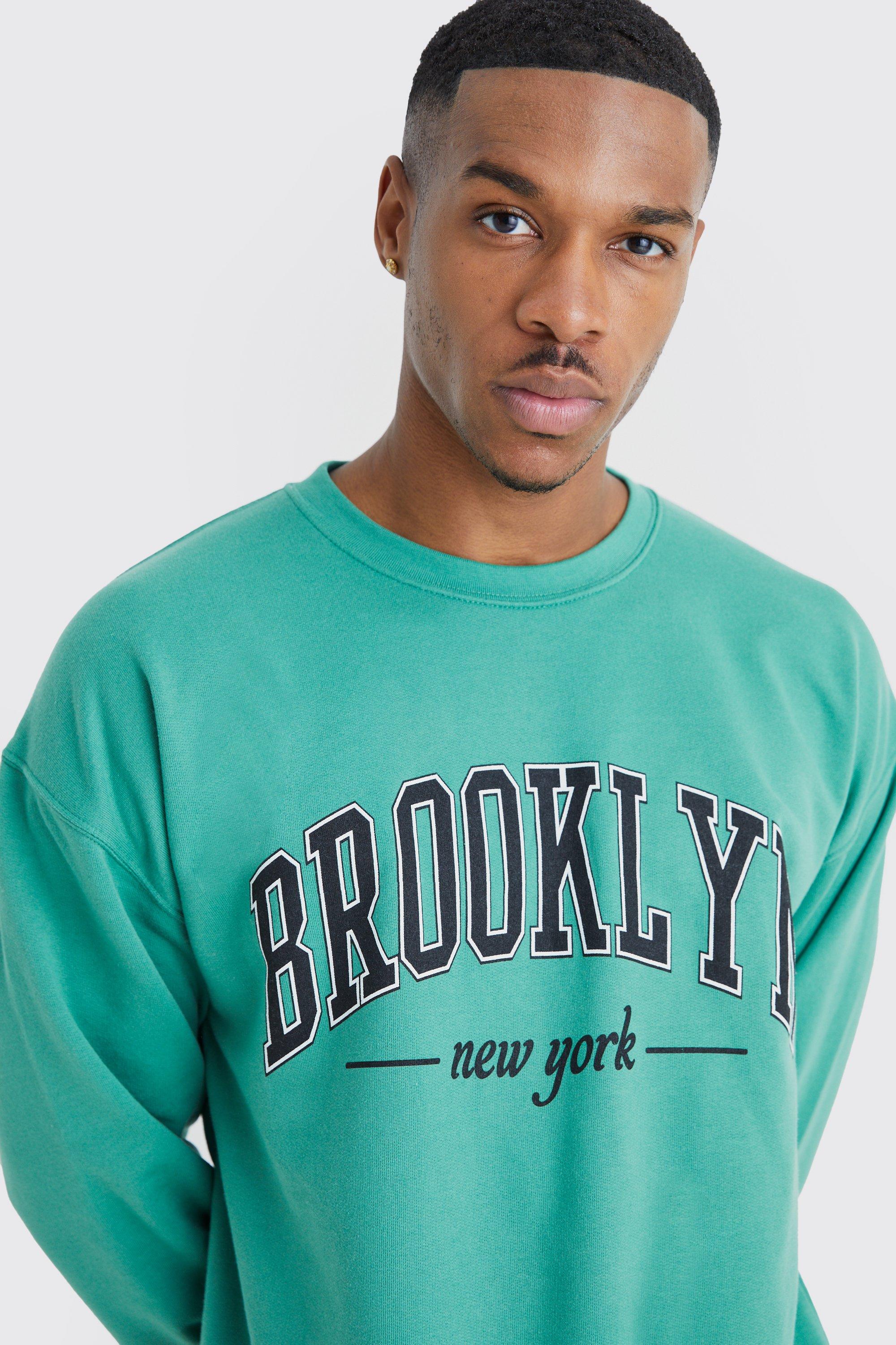 Green new york discount sweatshirt