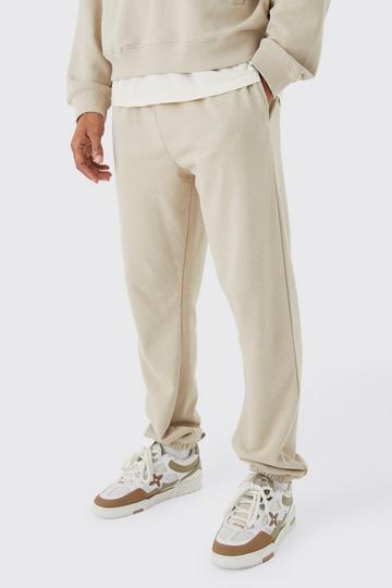 Regular Fit Loopback Sweatpant stone