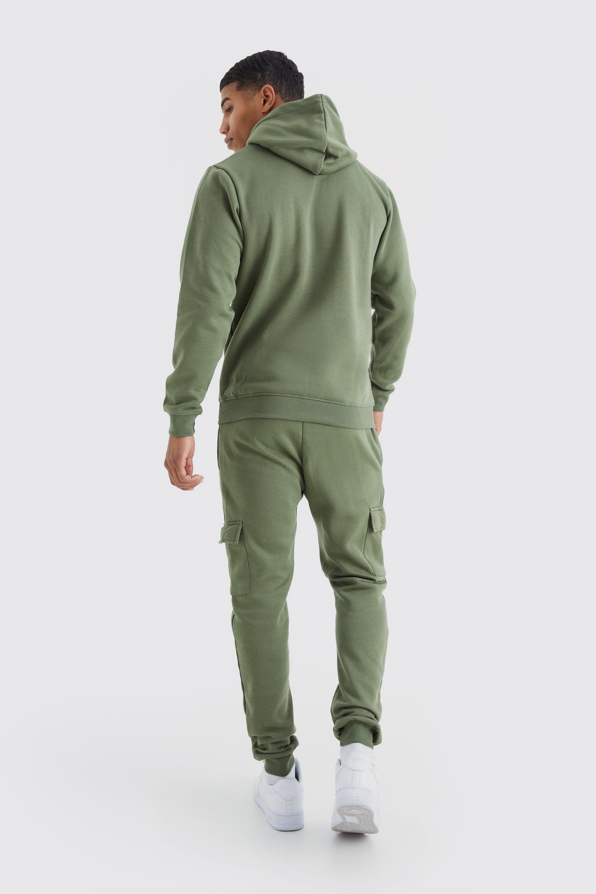 Khaki cheap green tracksuit