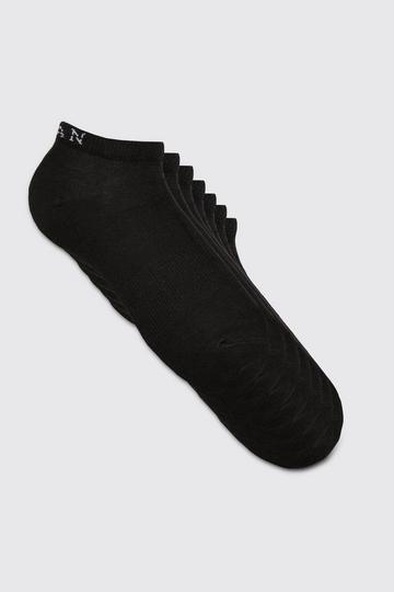 7 Pack Man Trainer Socks black