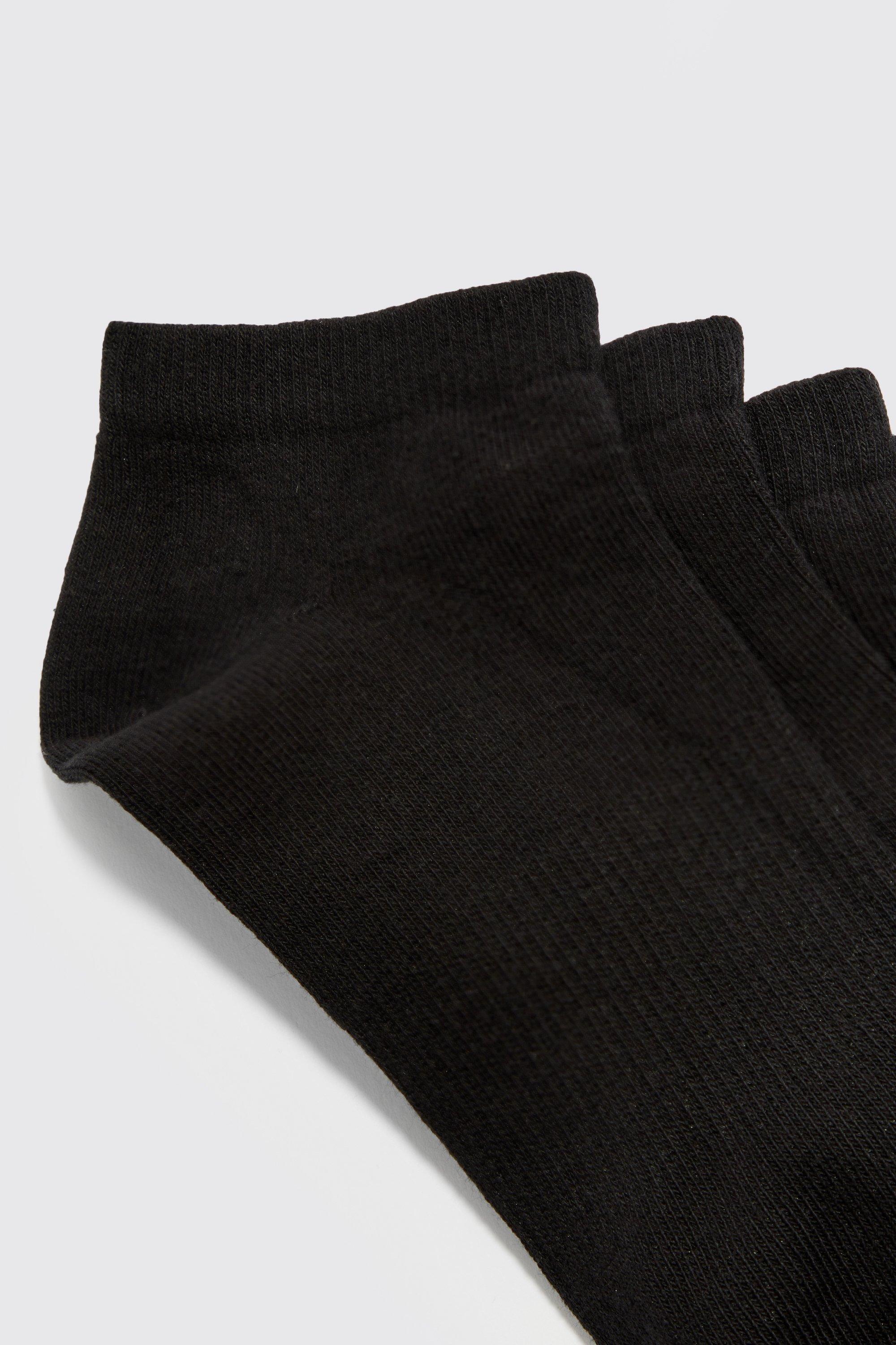 3 Pack Plain Trainer Socks