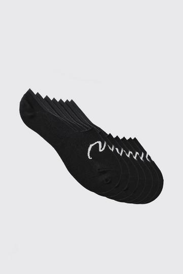 7 Pack Man Signature Invisible Socks