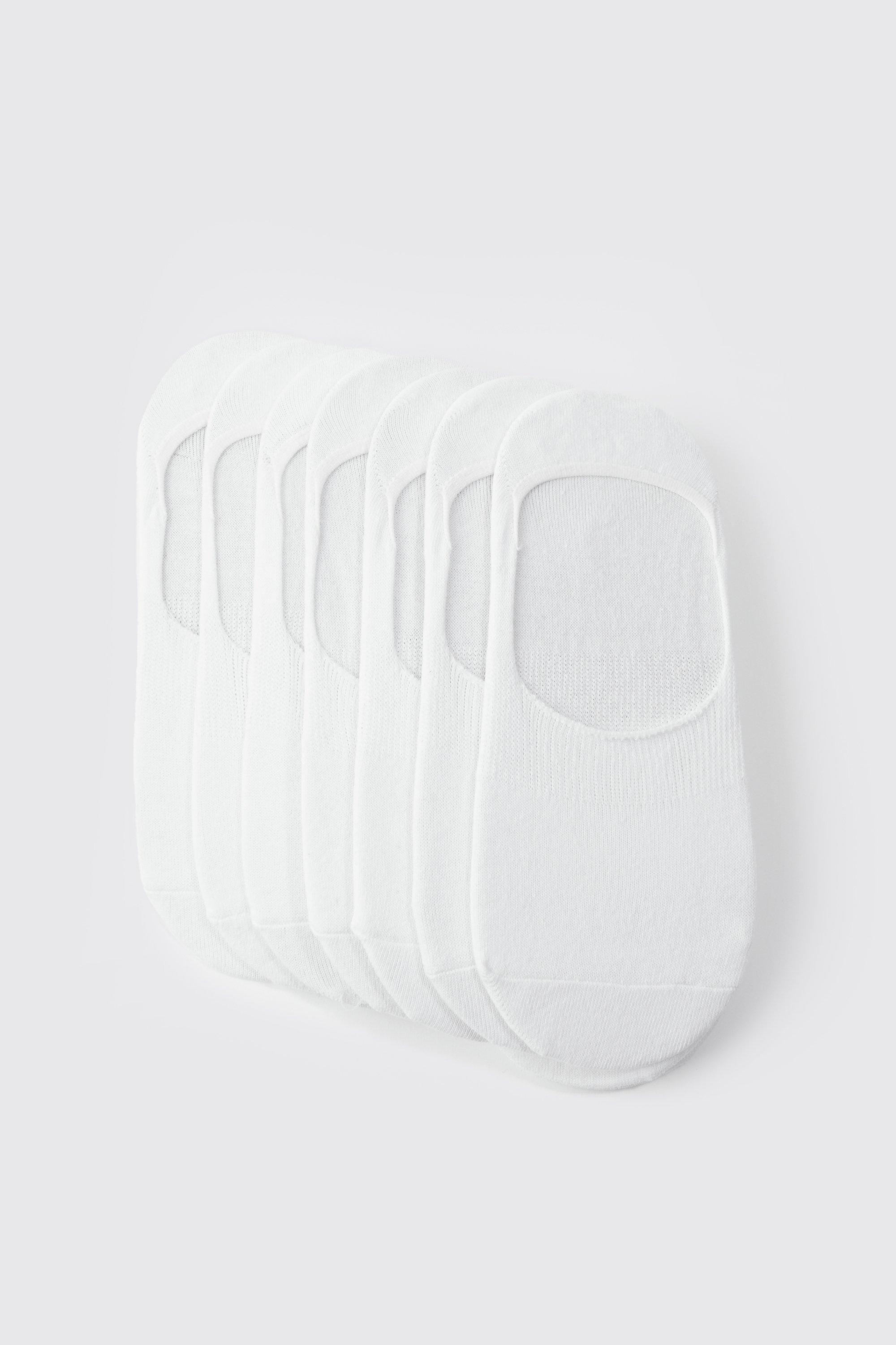 7 Pack Plain Invisible Socks