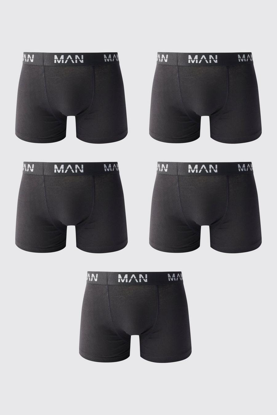 Boxer Man - set di 5 paia, Black image number 1
