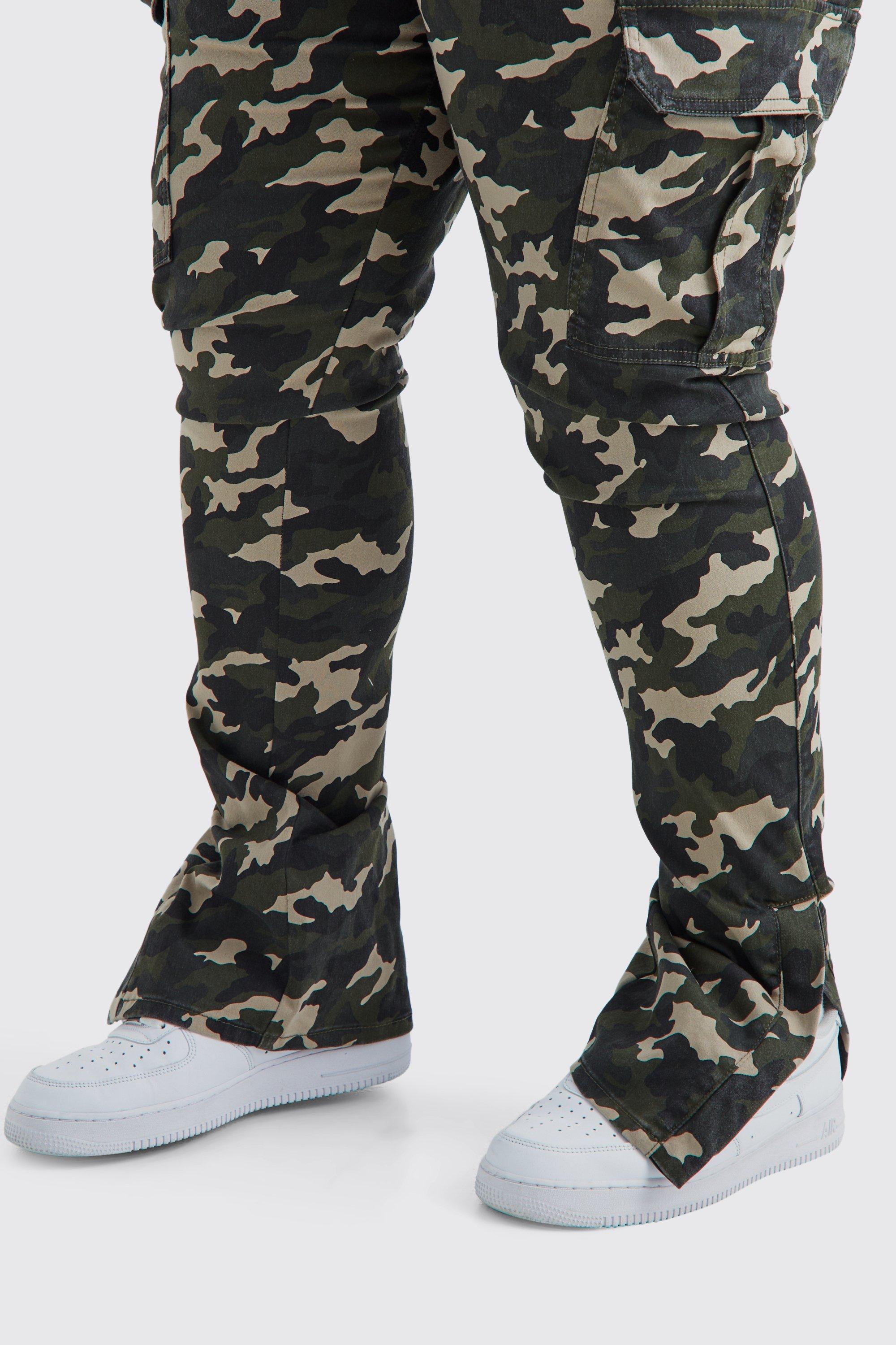 Boohoo camo hot sale cargo pants