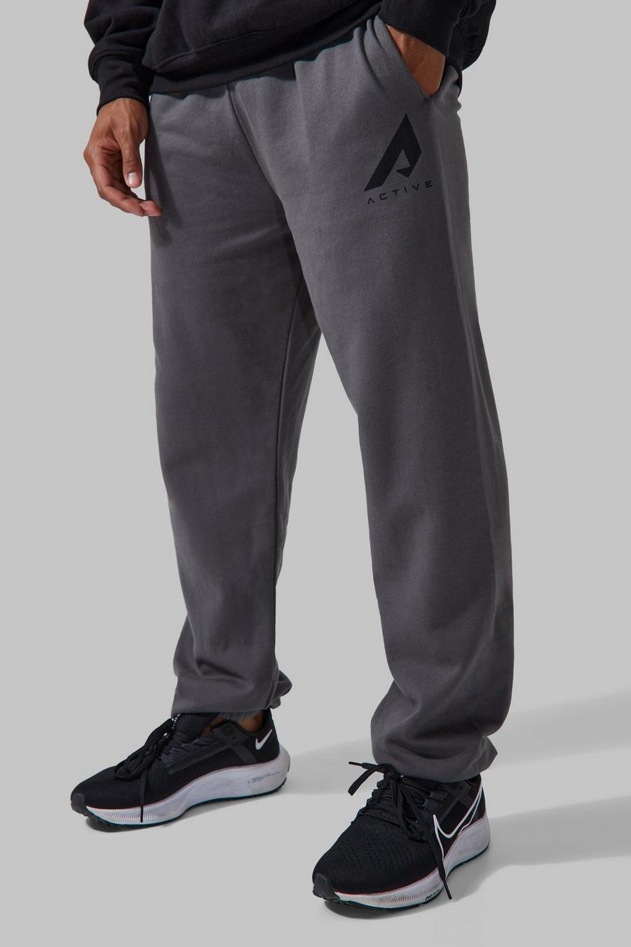 Charcoal grey Man Active Oversized Jogger