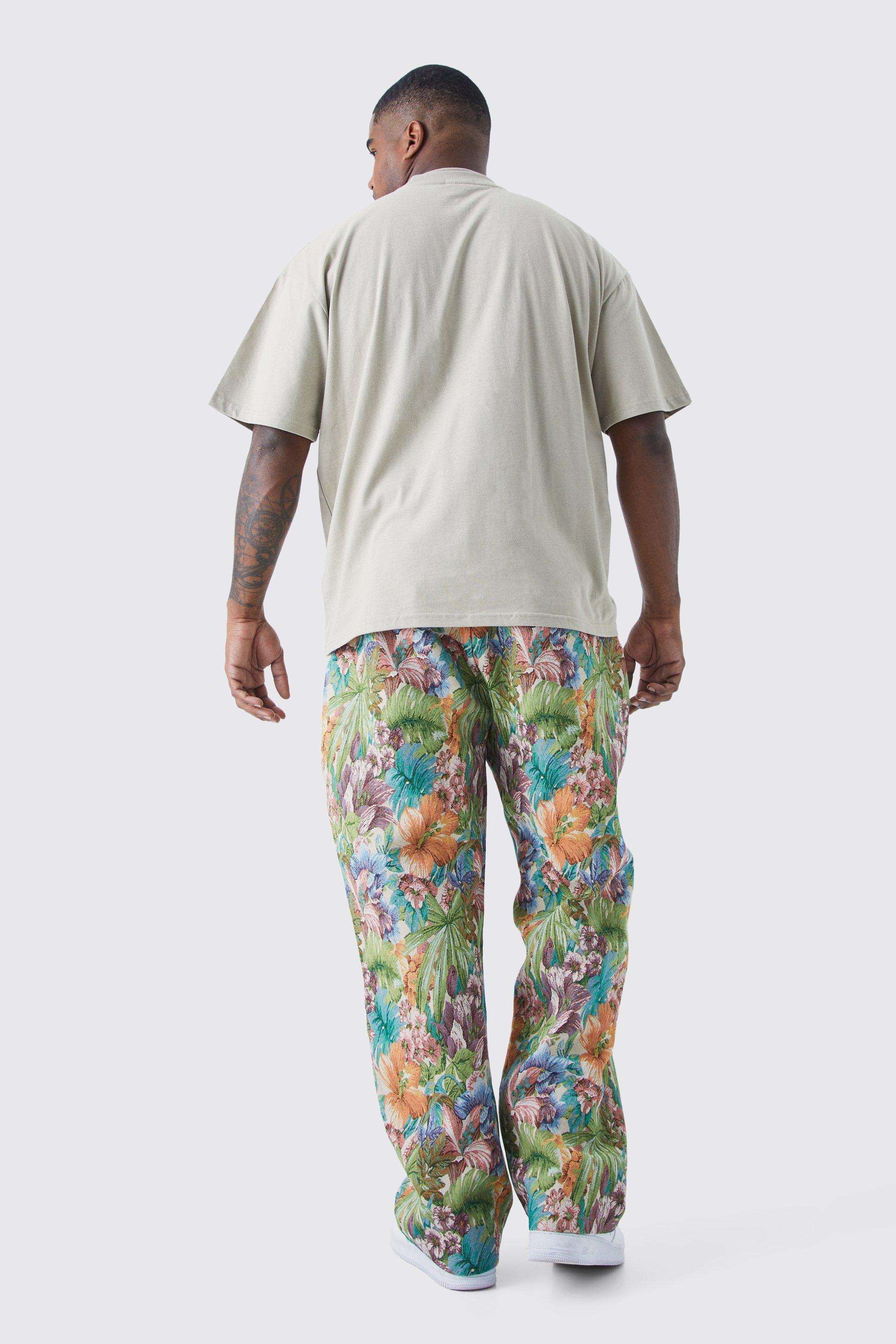 Baggy on sale floral pants