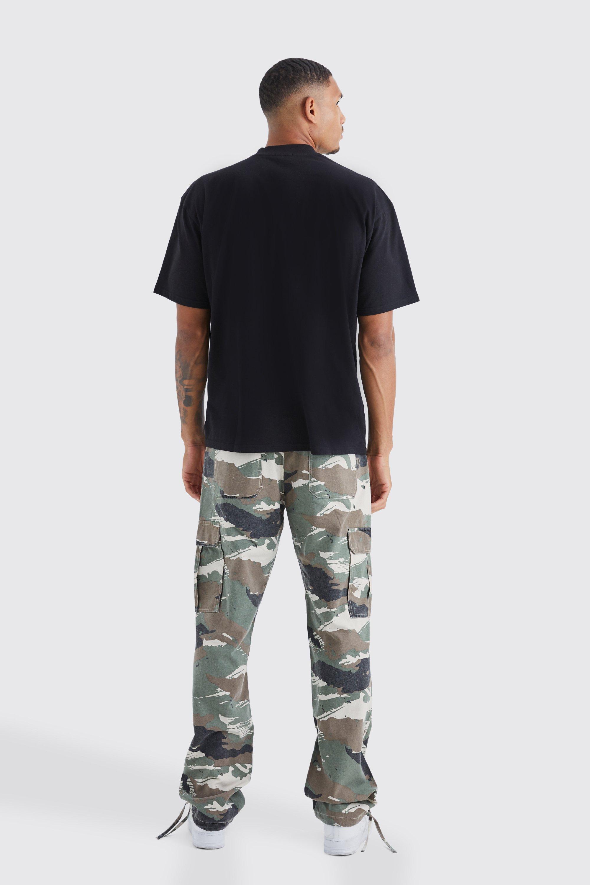 Camo pants hot sale boohoo