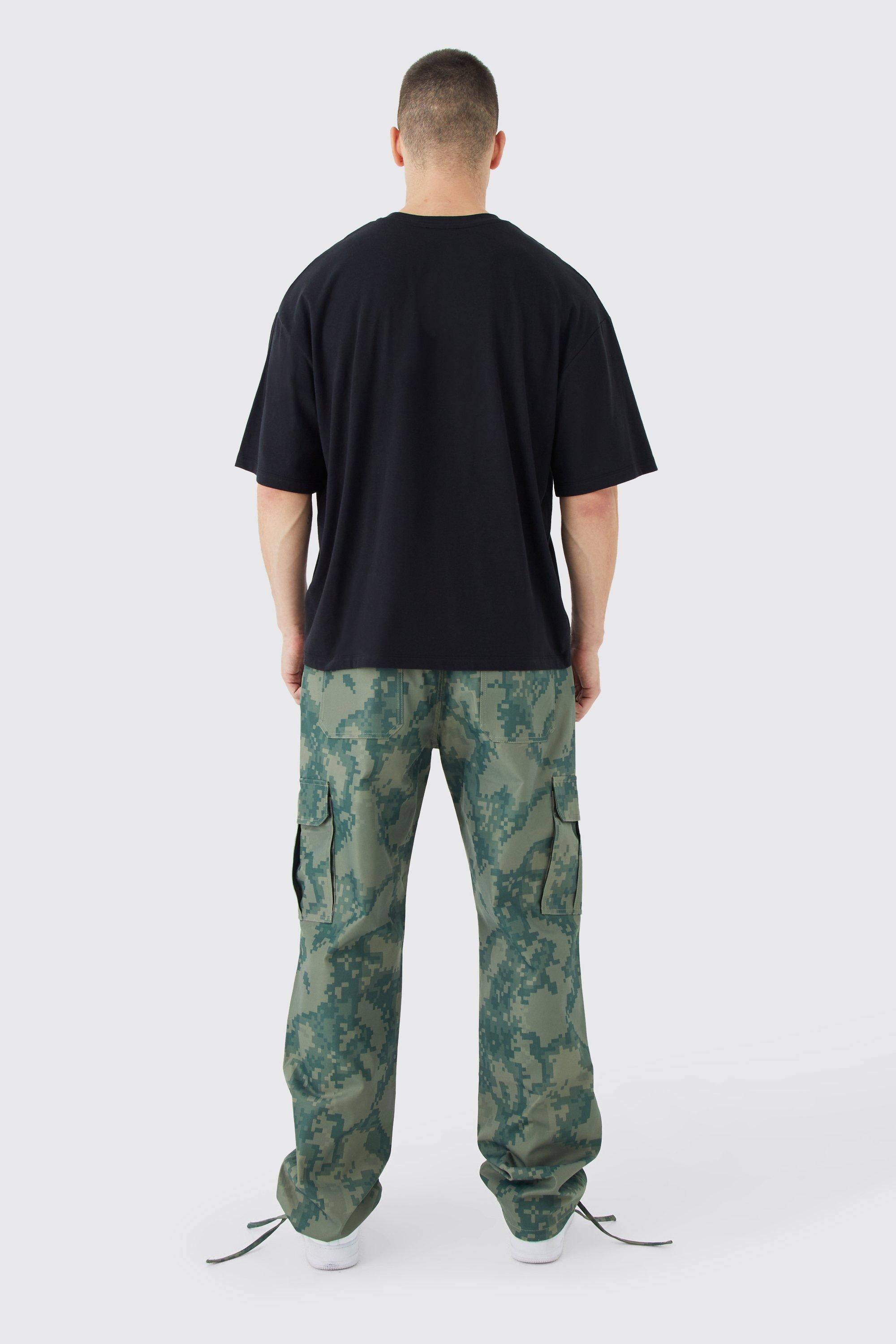 Boohoo camo hot sale cargo pants