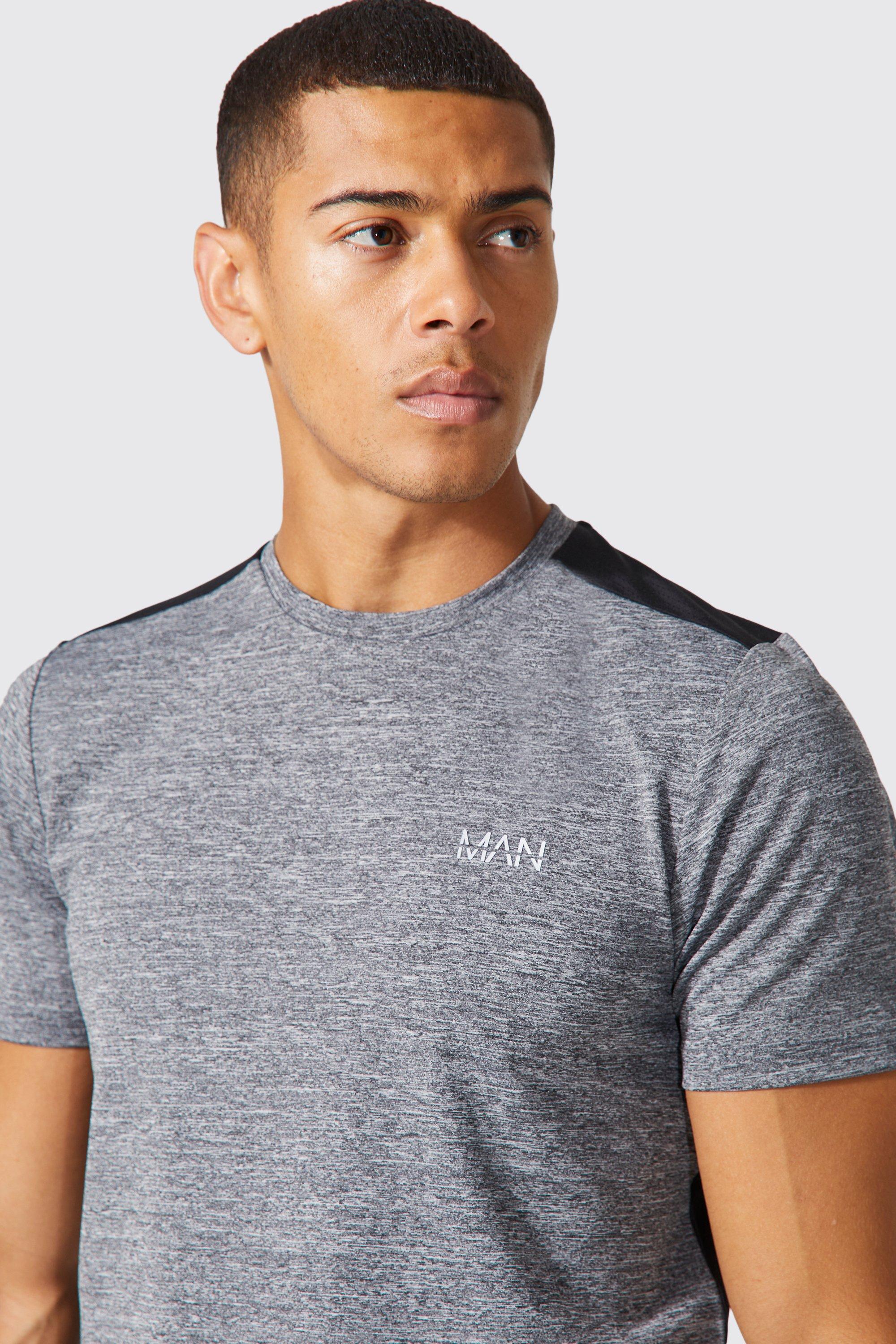 Performance Mesh Paneled Short Sleeve Shirt