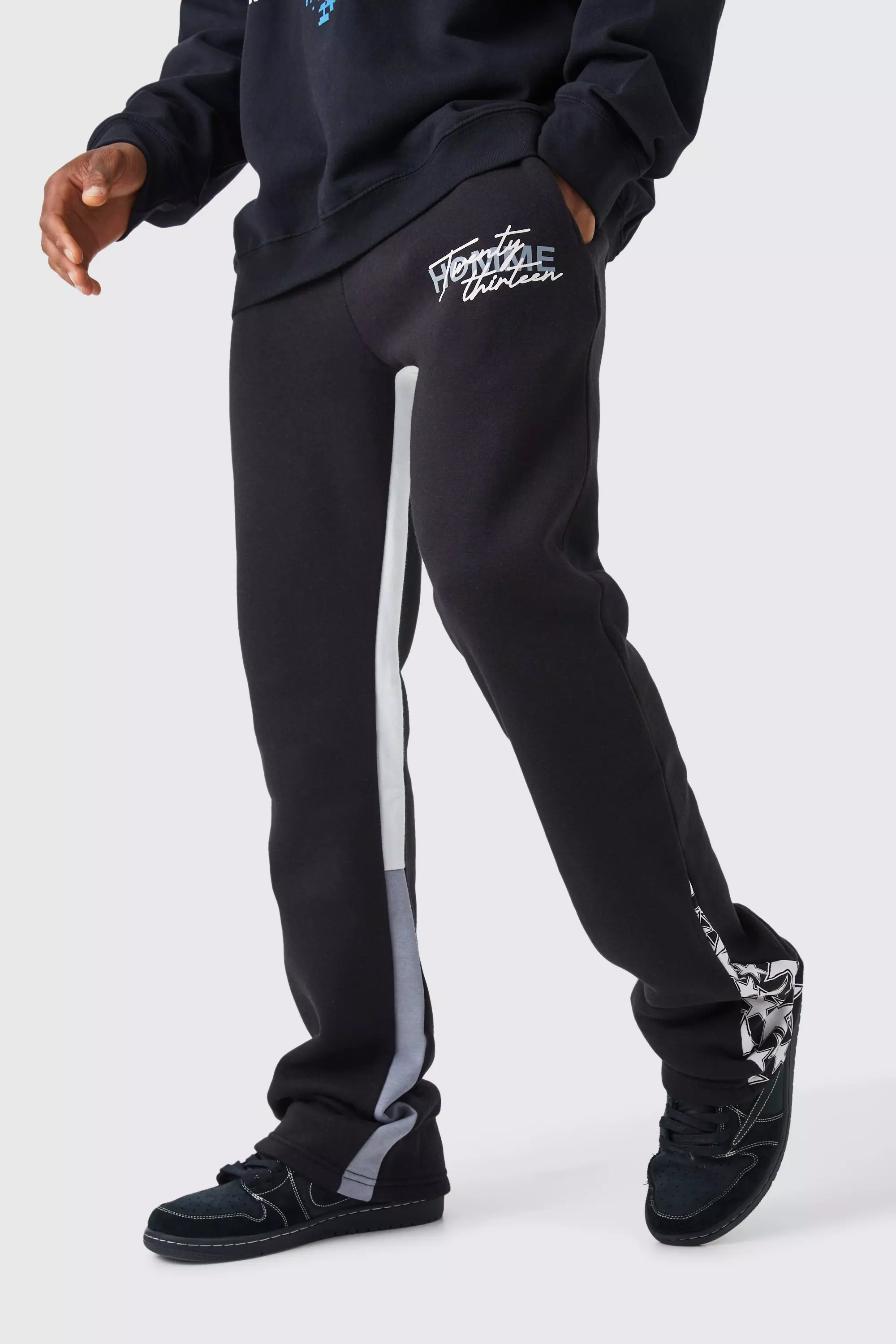 Flared jogger pants hotsell