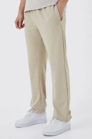 Stone Beige Tall Regular Fit Loopback Sweatpant