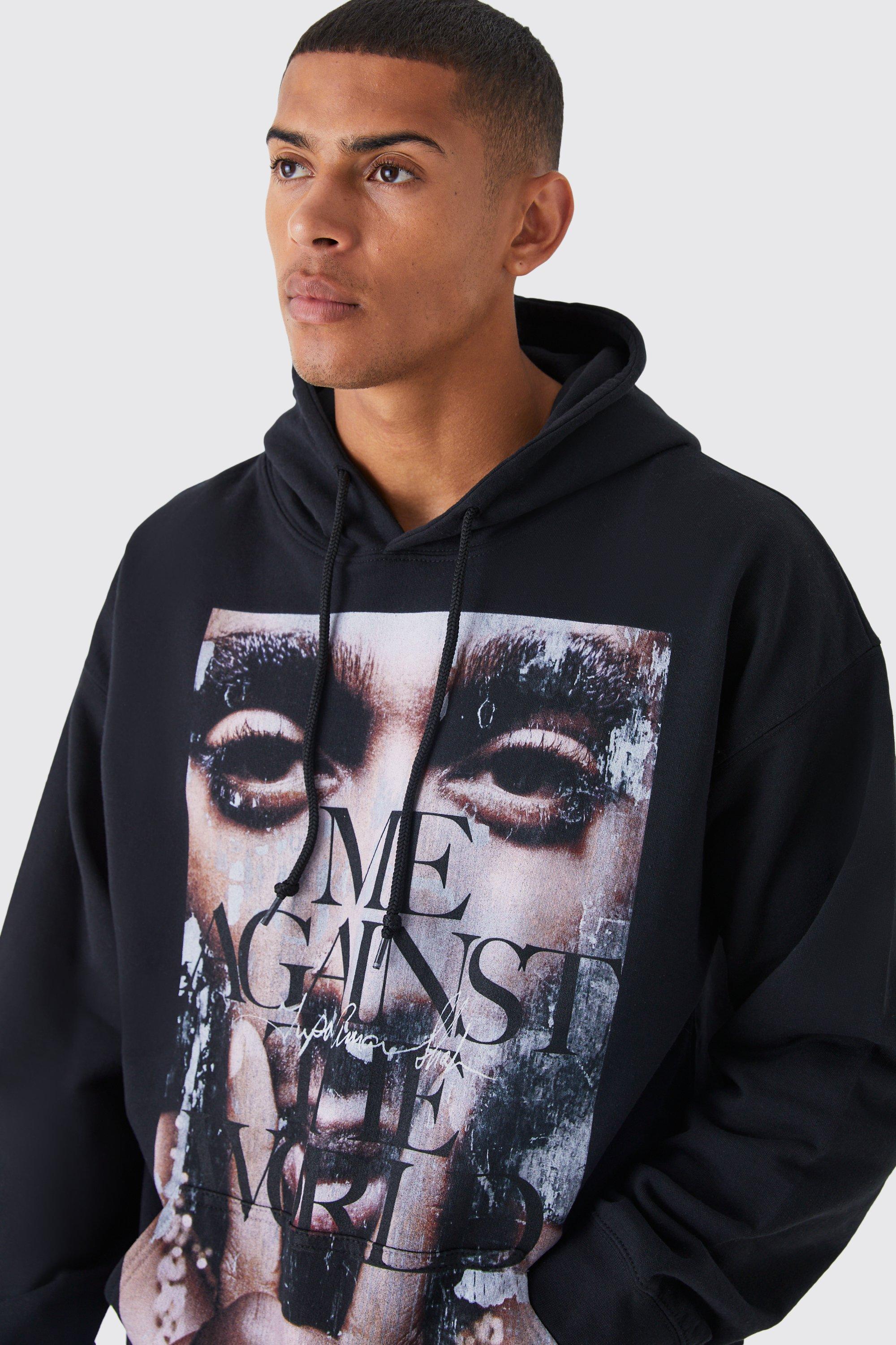 Tupac black hoodie sale