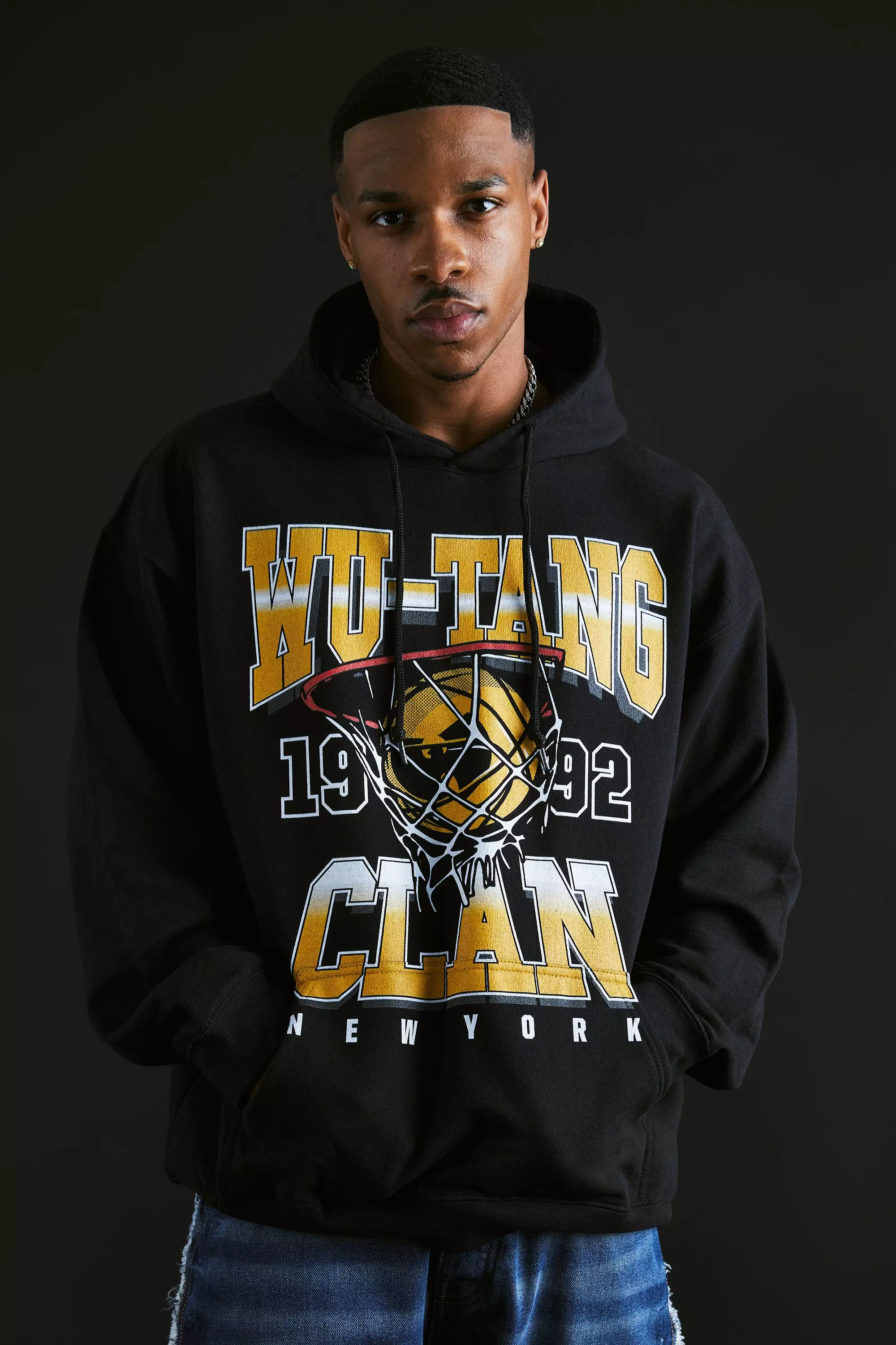 Black wu tang hoodie best sale