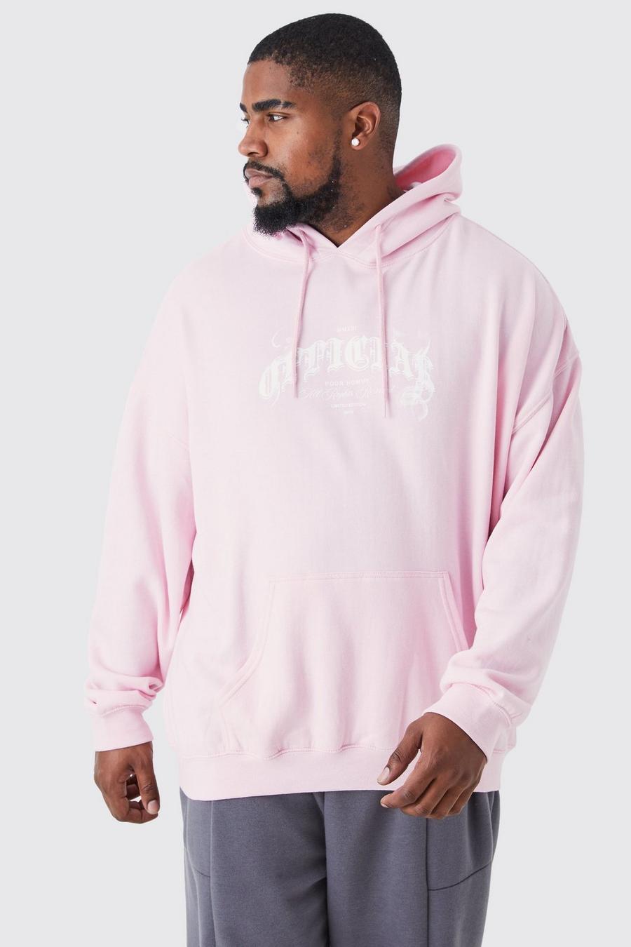 Light pink Plus Ofcl Graphic Hoodie image number 1