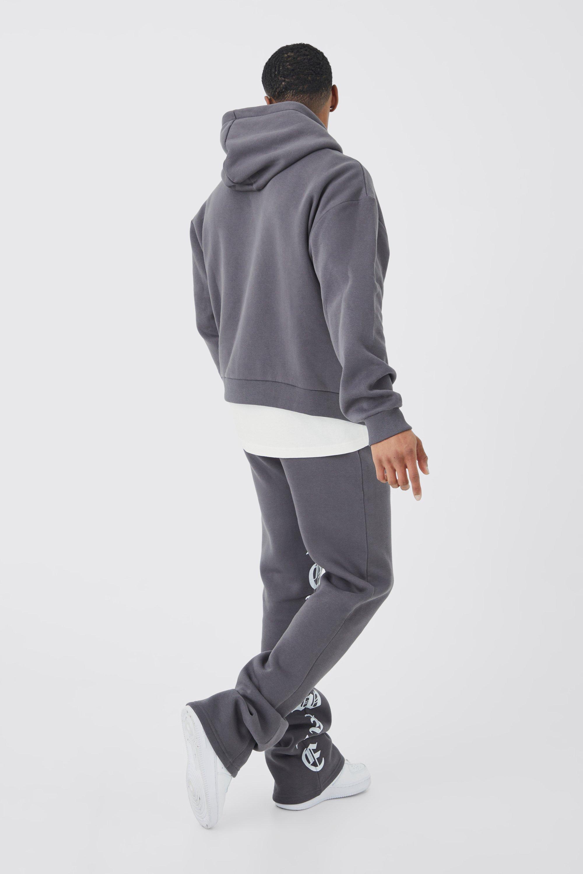 Flared tracksuit bottoms mens sale