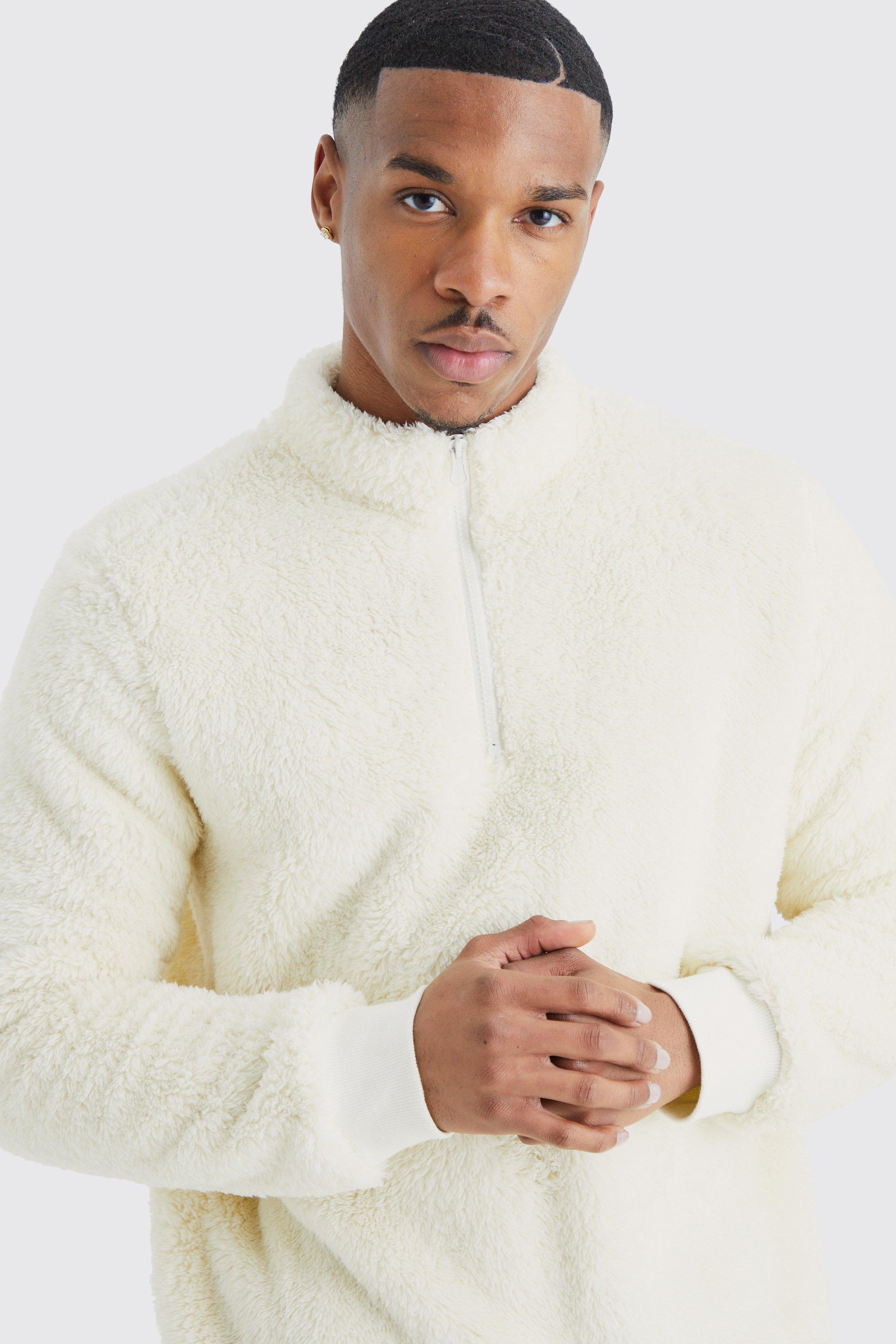 Sherpa funnel hot sale neck sweatshirt