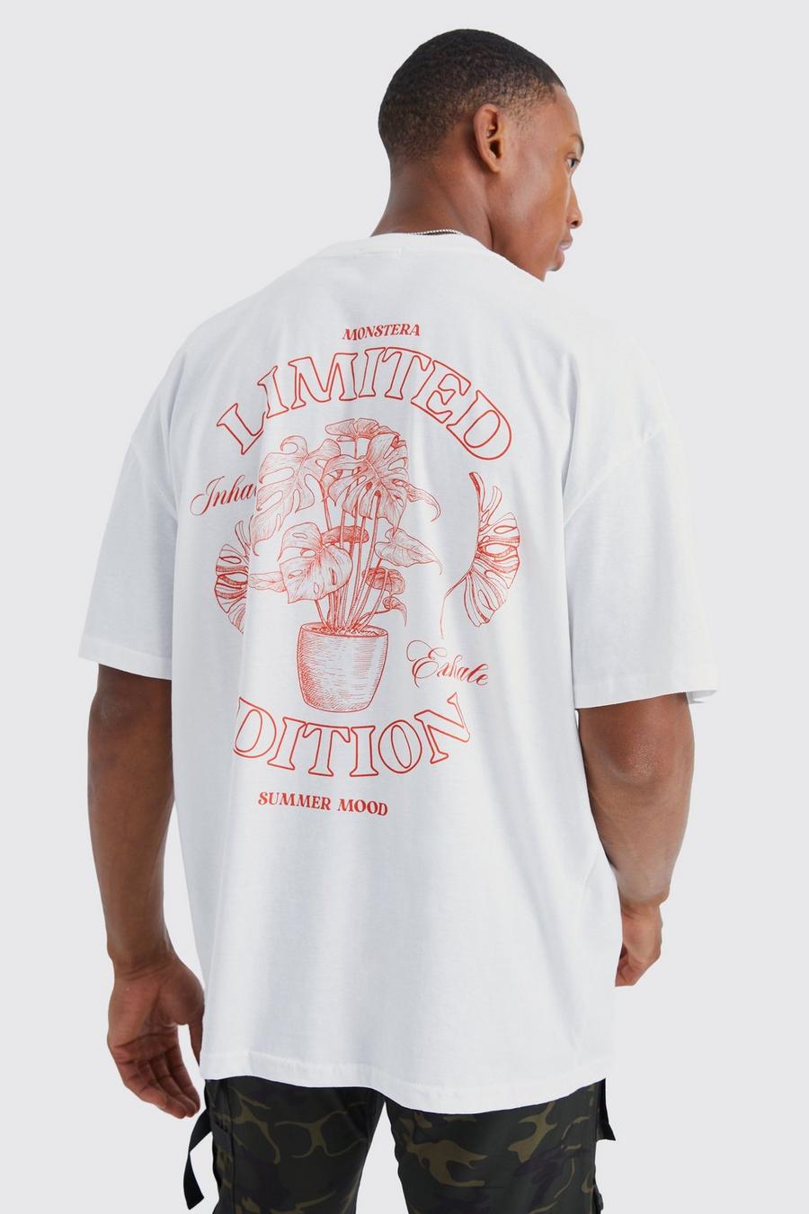 Men's Oversized Limited Edition Graphic T-shirt | Boohoo UK