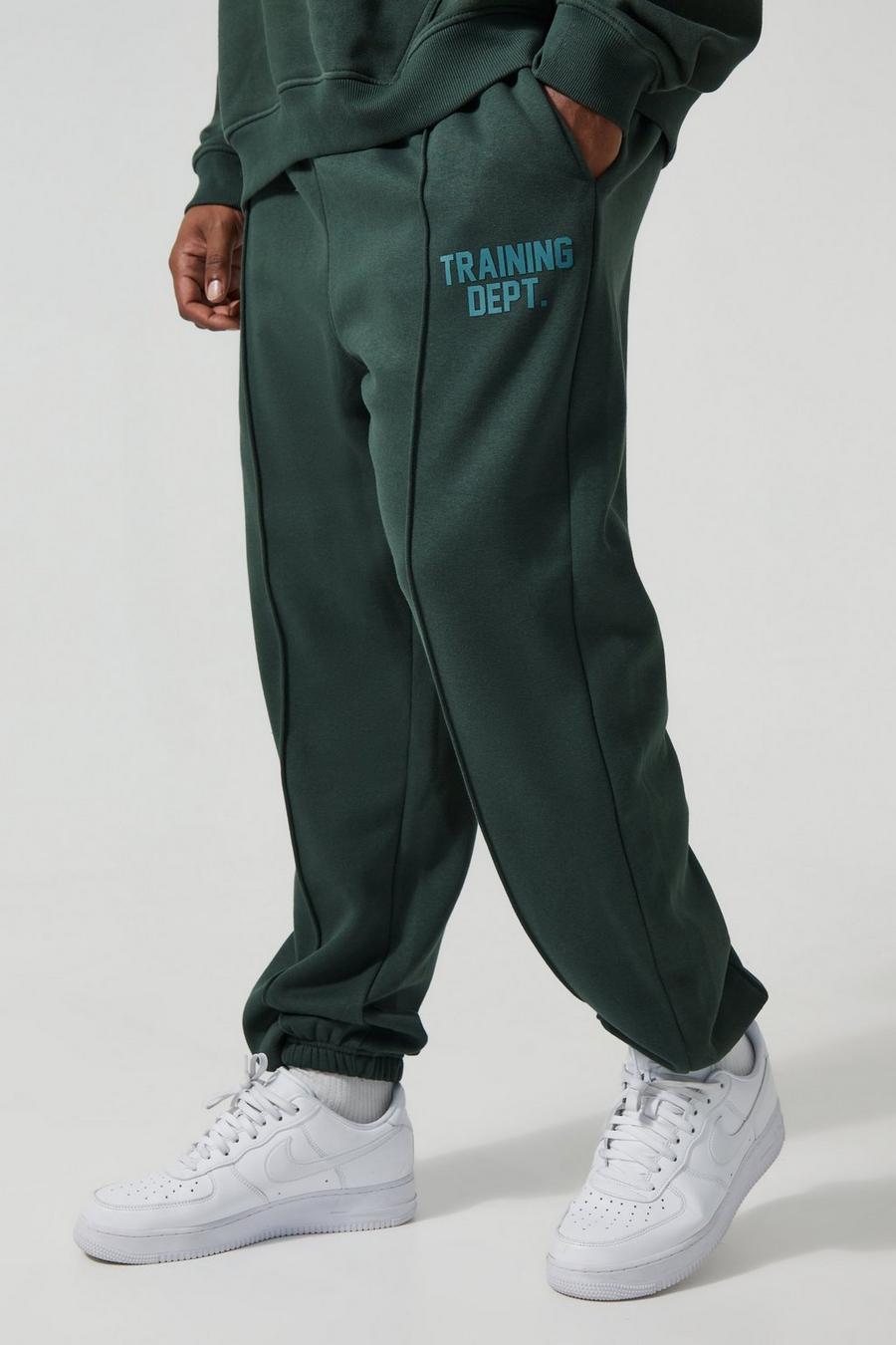 Pantaloni tuta Plus Size Active Training Dept Slim Fit, Dark green image number 1