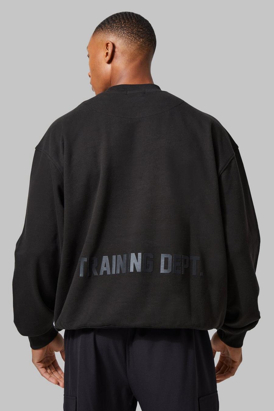 Black Training Dept Active Sweatshirt i boxig modell image number 1