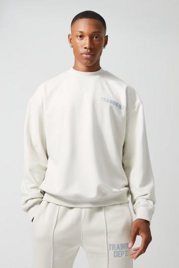 Active Boxy Training Dept Sweatshirt light grey