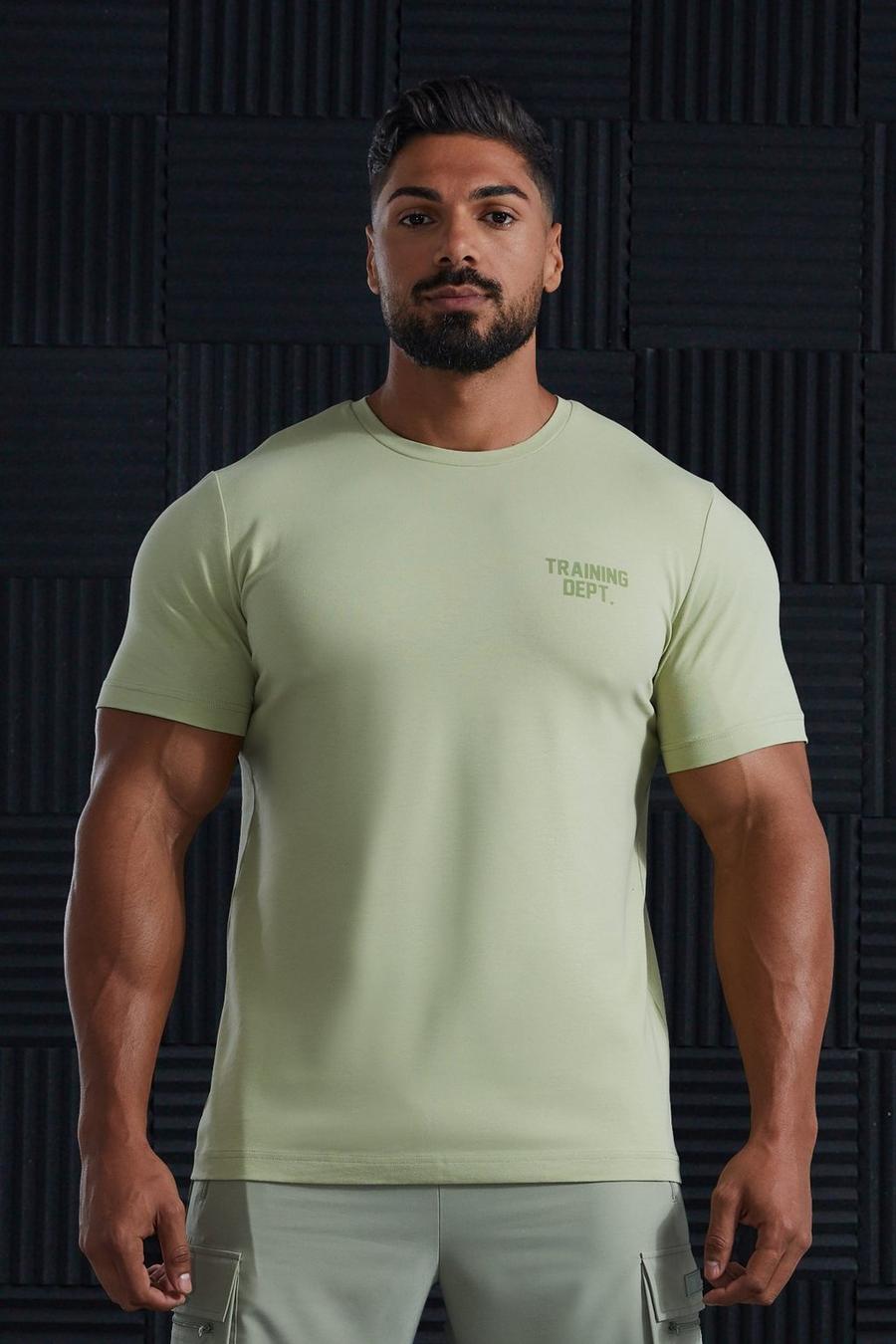 Active Training Dept Performance T-Shirt, Sage vert