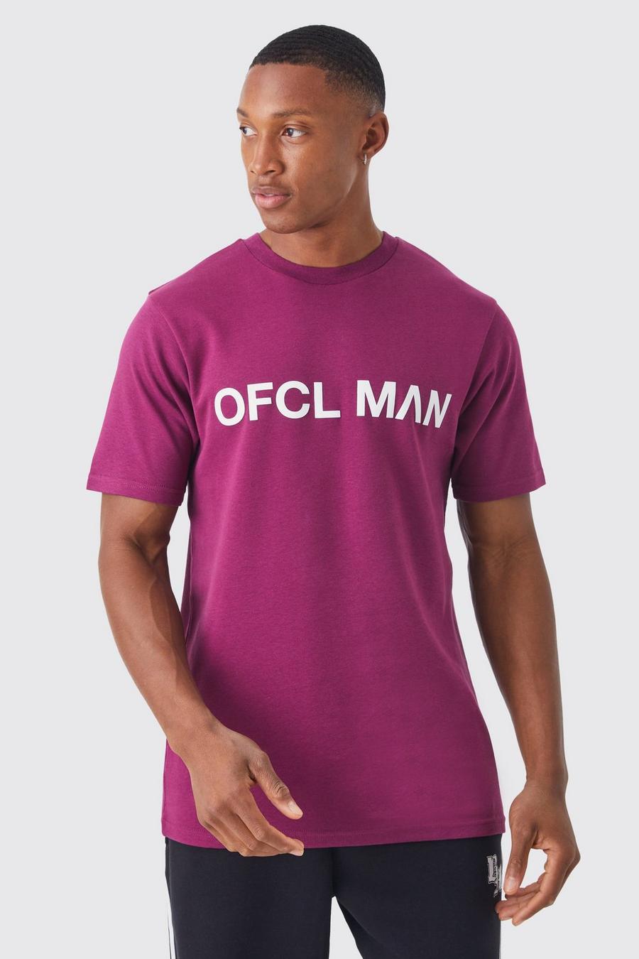 Camiseta ajustada Ofcl de complexión alta, Purple