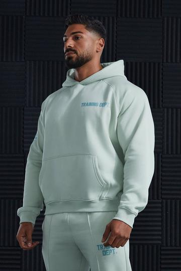 Active Training Dept Oversized Boxy Hoodie sage