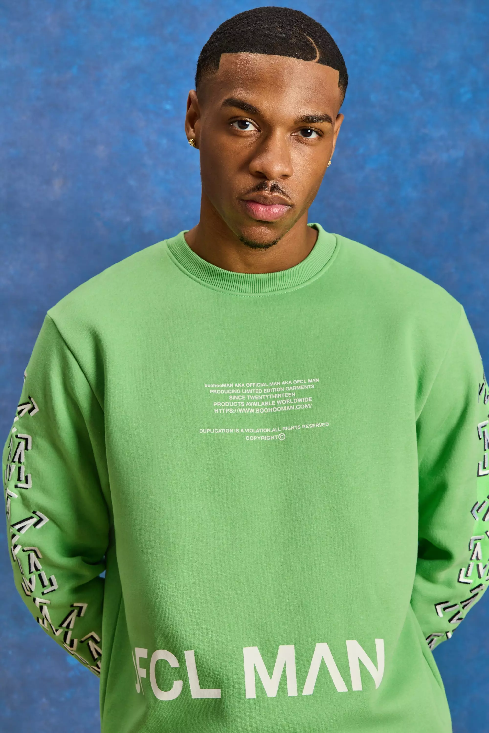 Boohoo man sweatshirt 2025