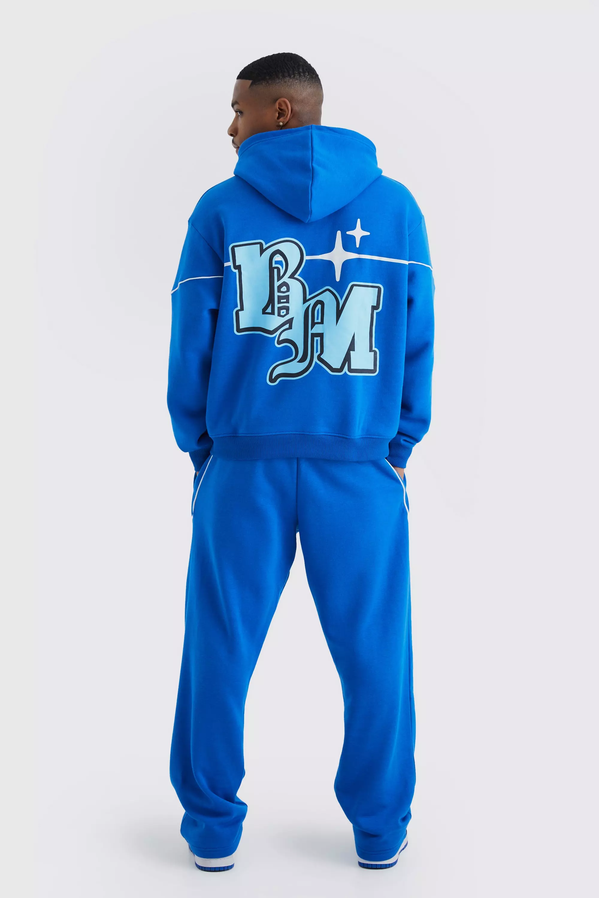 Cobalt Oversized Boxy Print Tracksuit alternative image