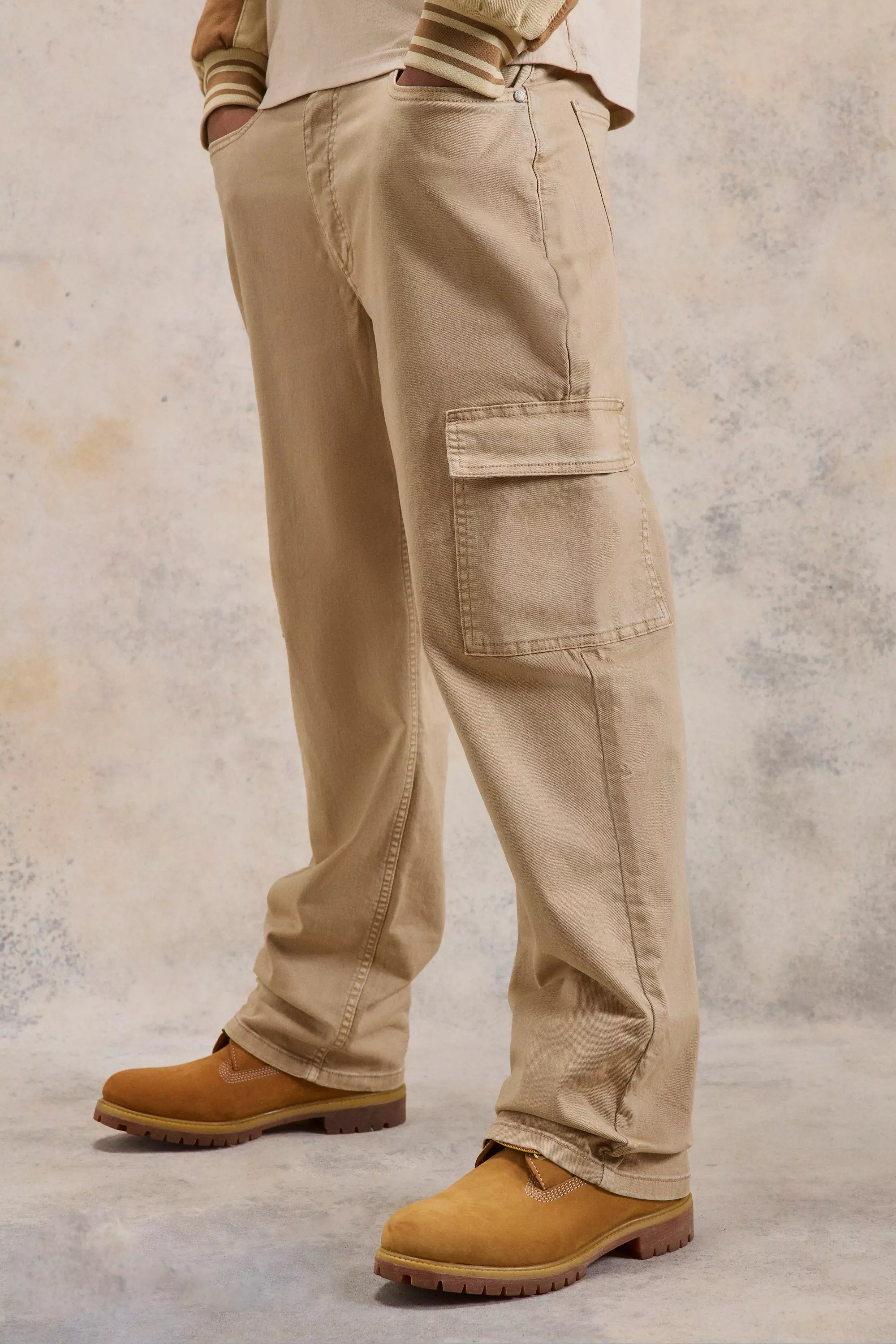 Relaxed Overdye Cargo Trouser