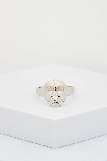 Silver Skull Ring