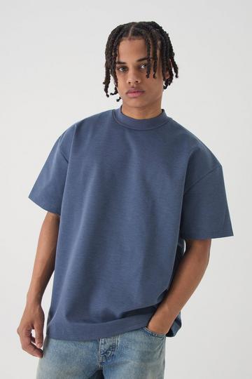 Blue Oversized Super Heavy Premium T-shirt