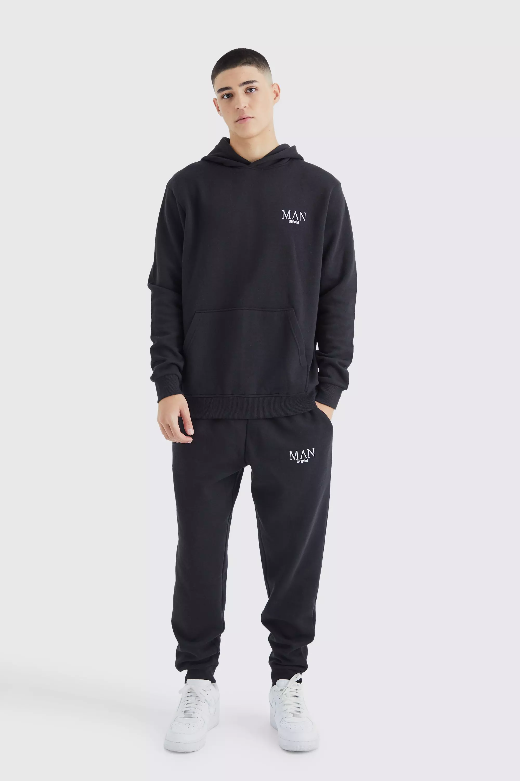 Black Man Basic Hooded Tracksuit alternative image