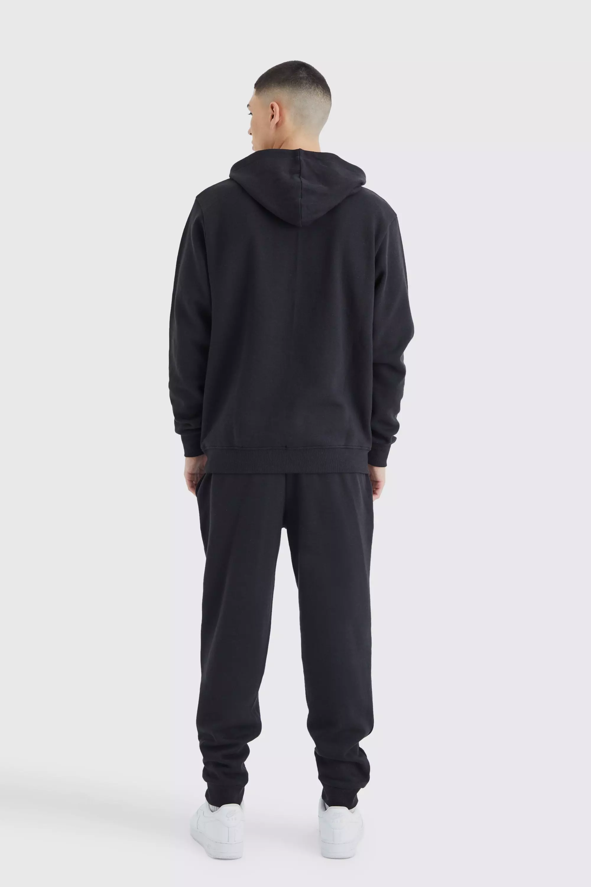 Black Man Basic Hooded Tracksuit alternative image