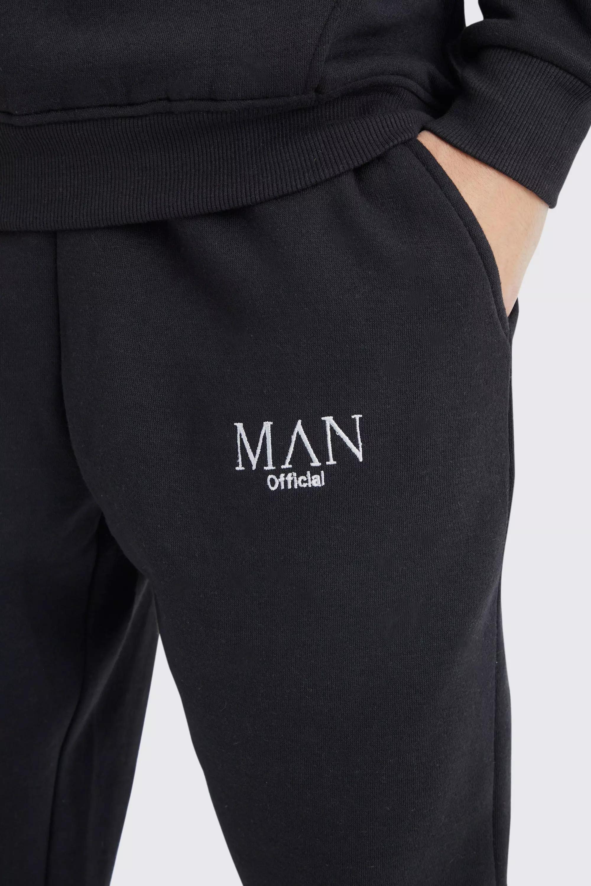 Black Man Basic Hooded Tracksuit alternative image