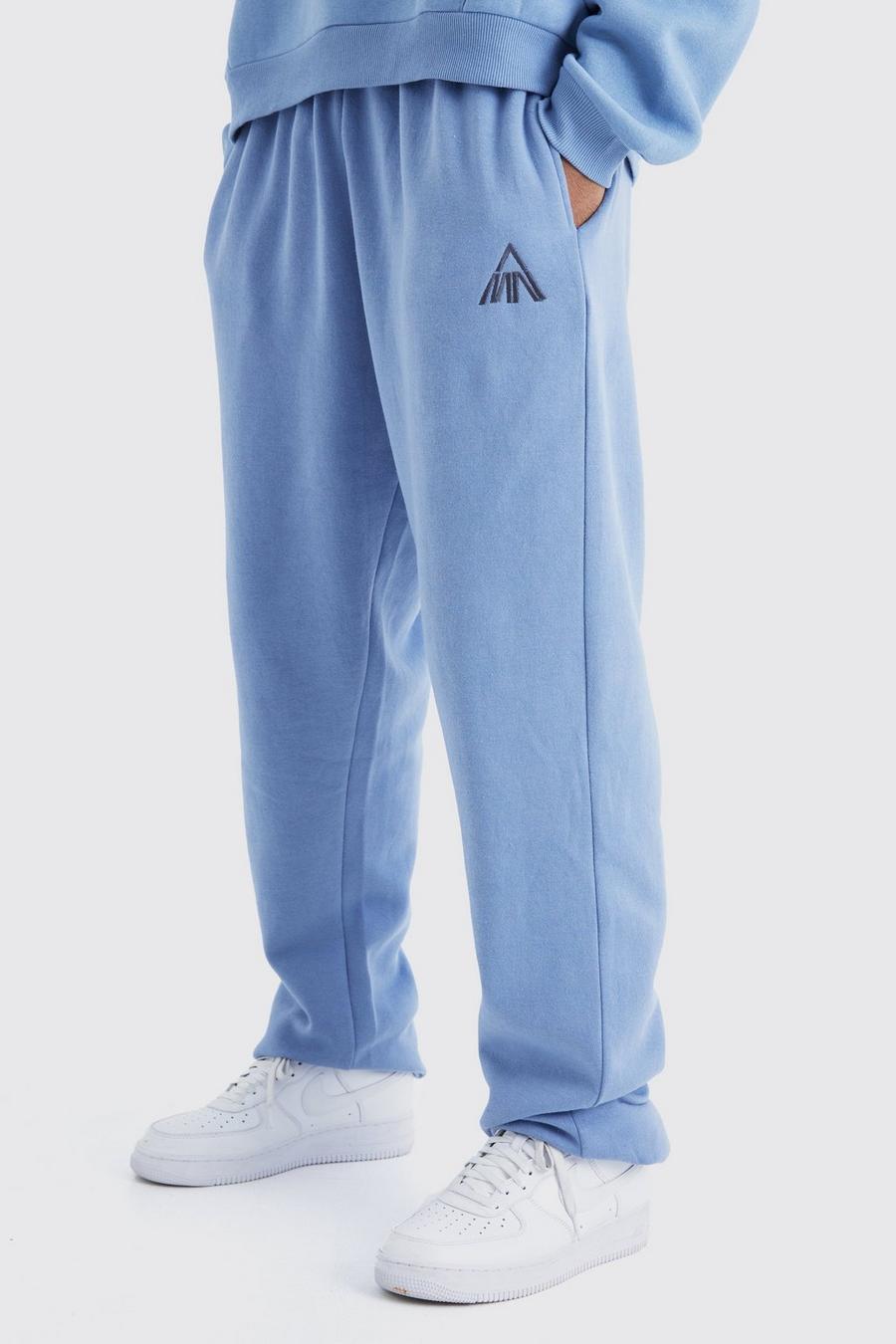 Pantaloni tuta Tall Man oversize Basic, Dusty blue image number 1