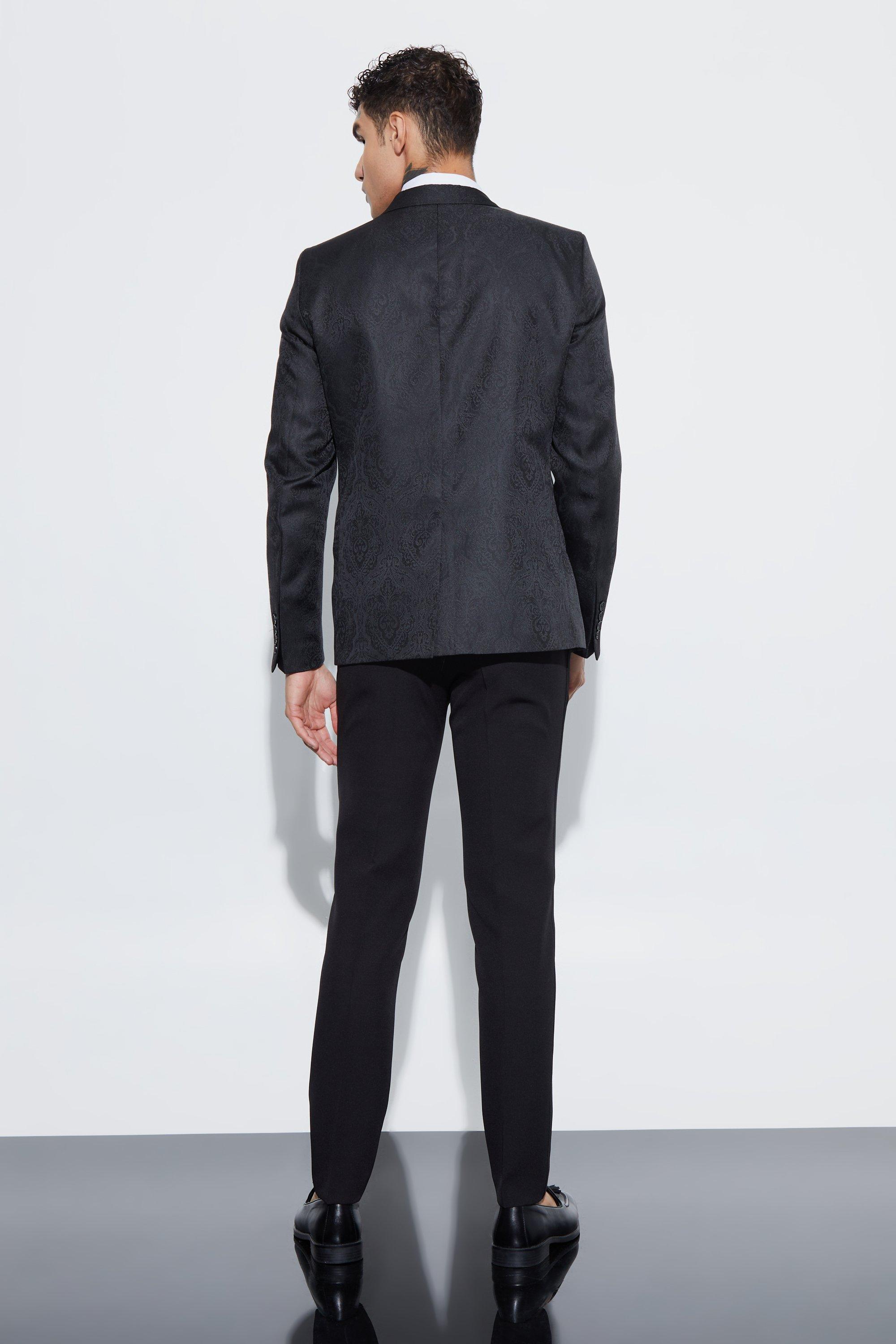 Jacquard suit outlet jacket