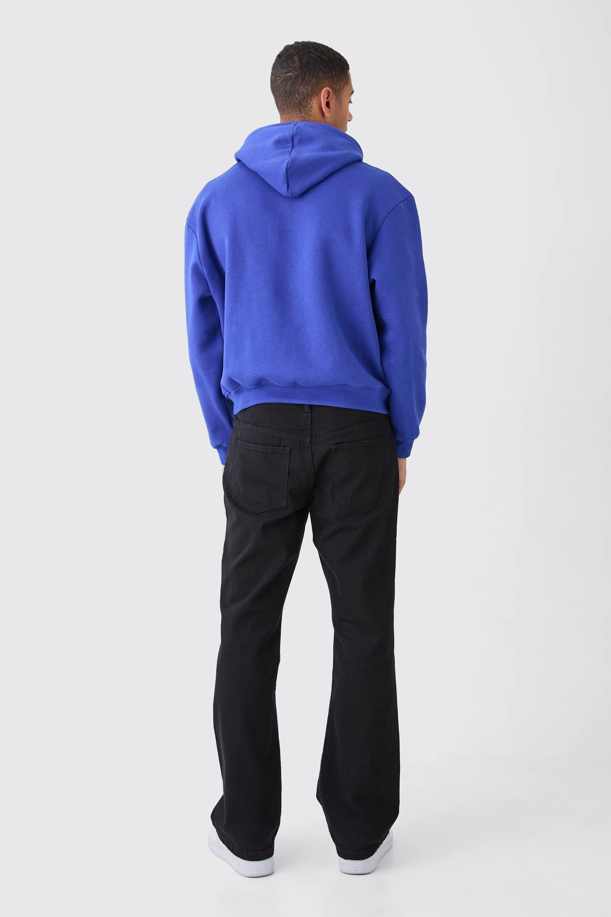 Boohoo blue online hoodie