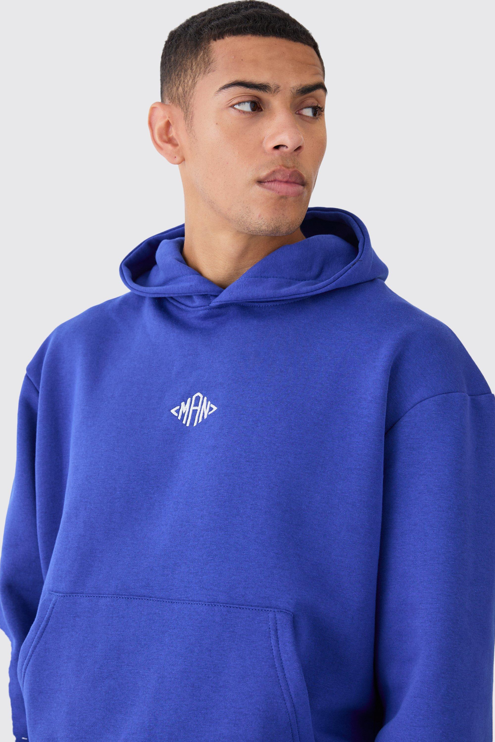 Man Oversized Boxy Hoodie boohoo