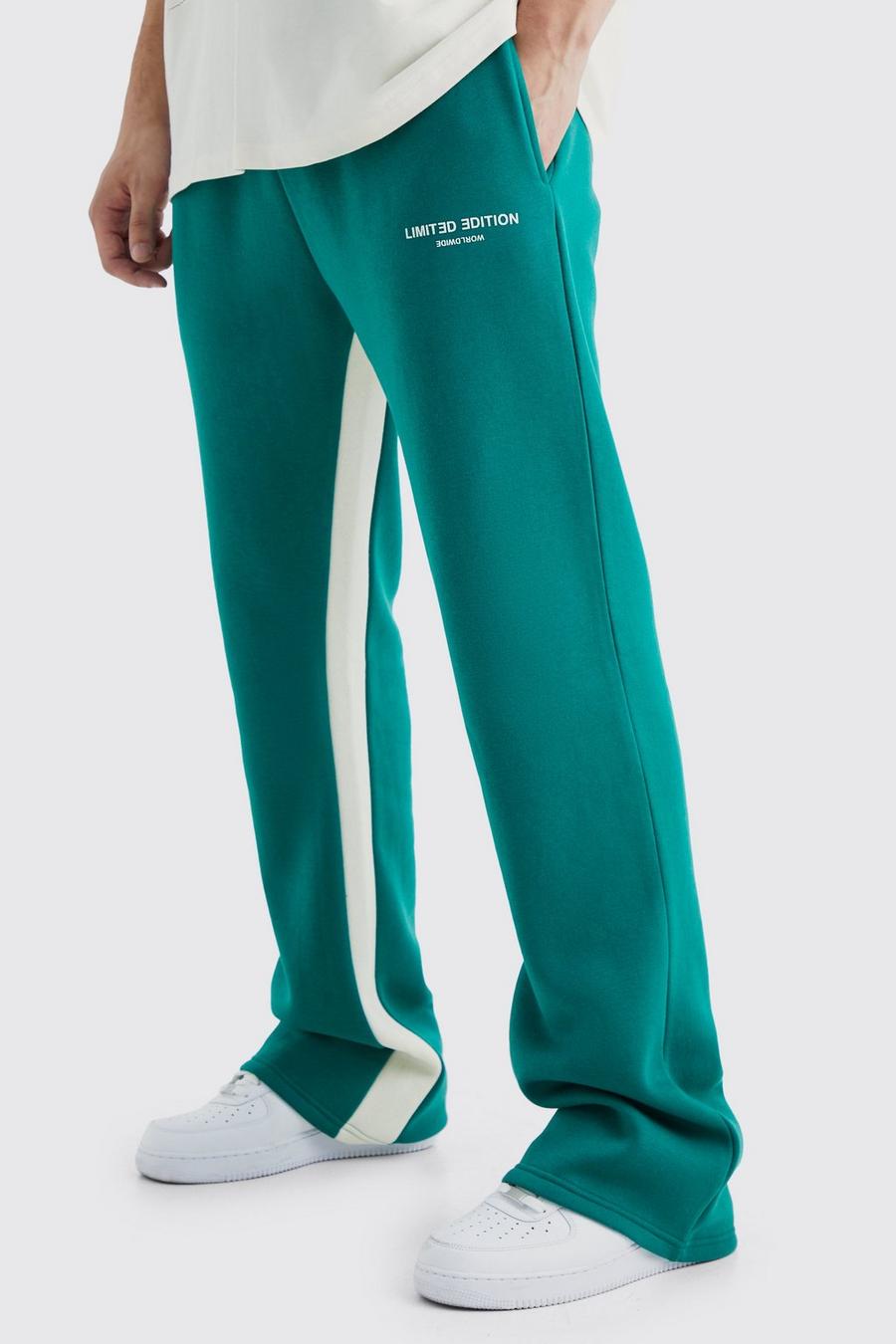 Pantaloni tuta Tall Regular Fit Limited con inserti, Forest