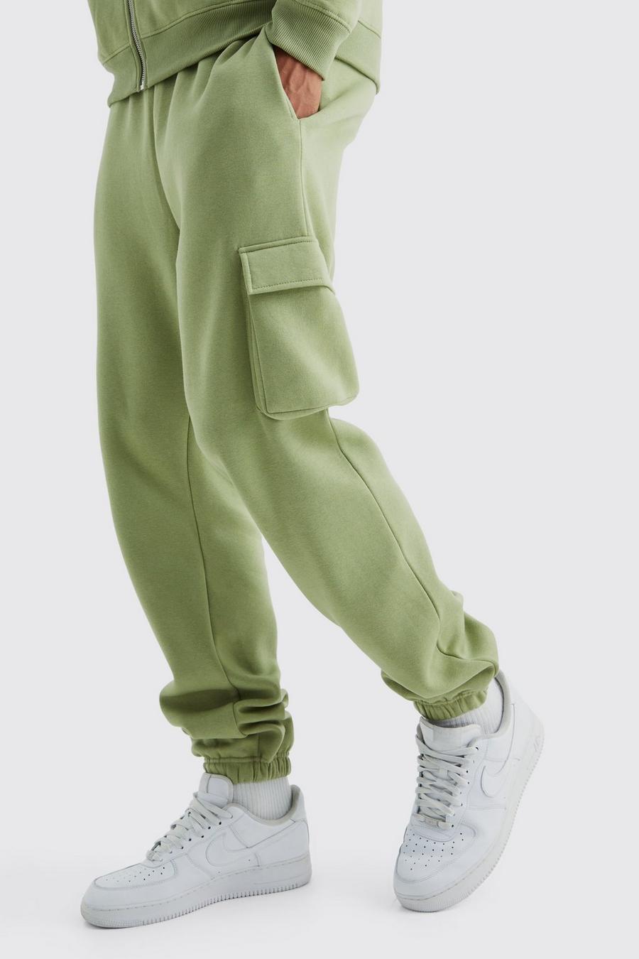 Tall - Jogging cargo droit, Olive image number 1