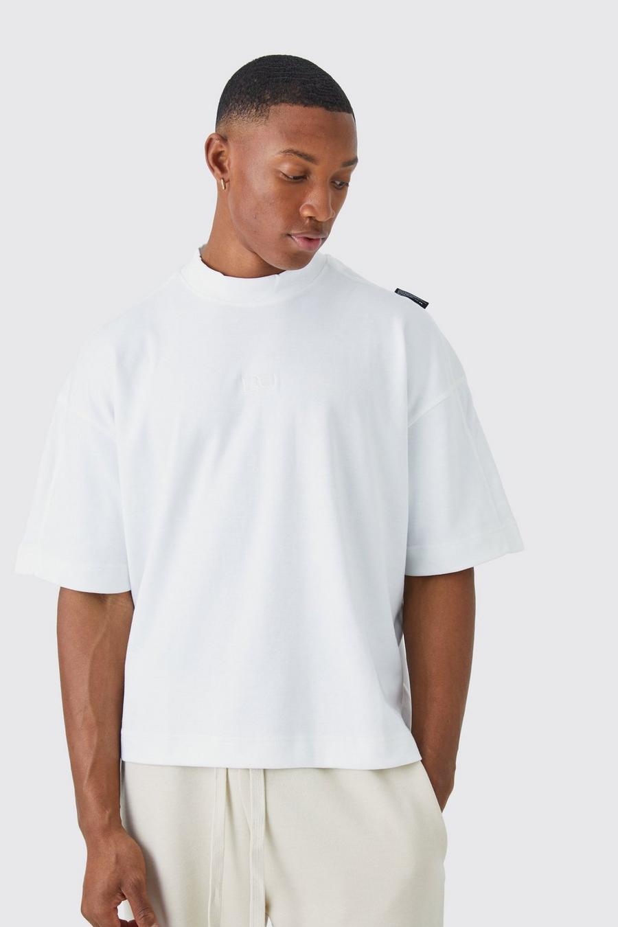 White Oversized Boxy Heavyweight T-shirt
